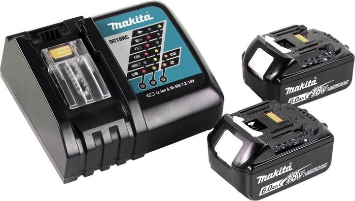 Produktbild Makita DFR 550 RGJ Akku Magazinschrauber 18 V 25 - 55 mm + 2x Akku 6,0 Ah + Ladegerät + Makpac (Akkubetrieb)