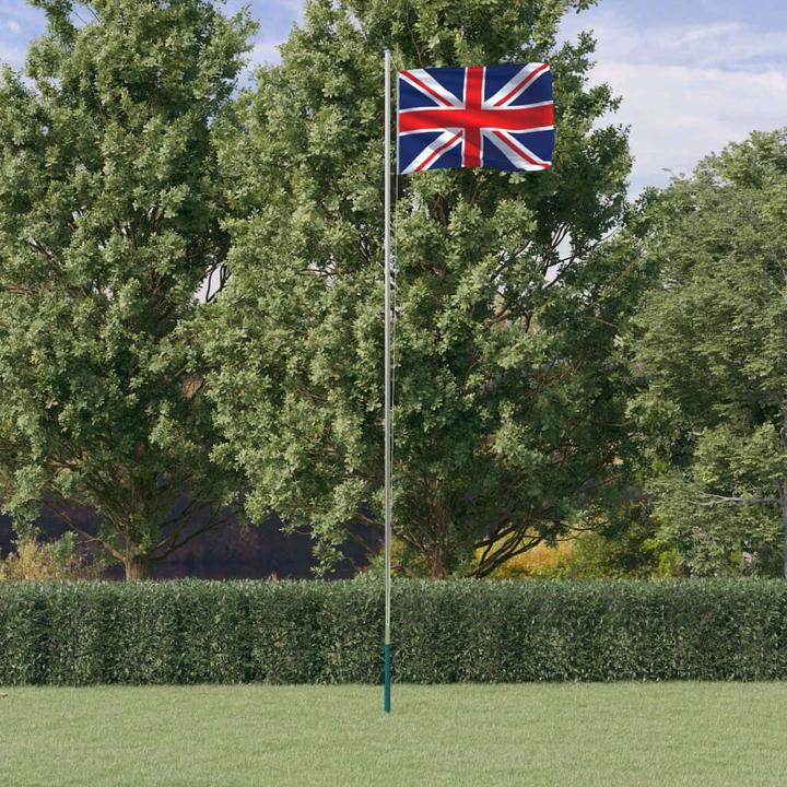 Produktbild VidaXL Flagge Grossbritanniens mit Mast 6,23 m