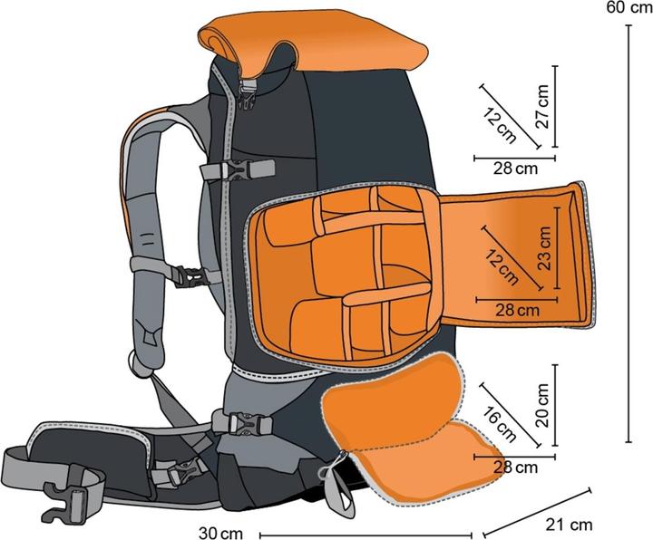 Produktbild mantona elementsPro 40 orange (Fotorucksack)