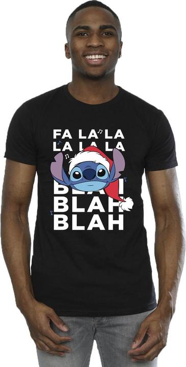 Produktbild Disney Lilo And Stitch Christmas Blah Blah Blah TShirt (3XL)