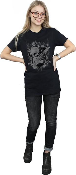 Actual product image Looney Tunes Womens/Ladies Tweety Pie Rock Cotton Boyfriend T-Shirt (XXL)