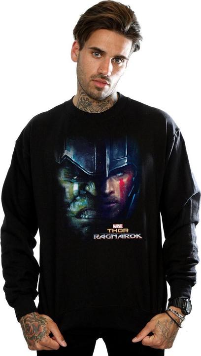 Immagine prodotto Thor Ragnarok Hulk Split Face Felpa Uomo (3XL)