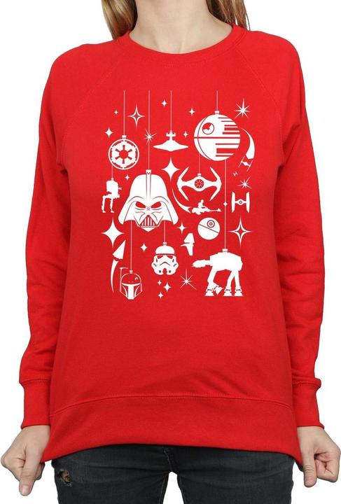 Immagine prodotto Star Wars Christmas Decorations Felpa Donna (M)