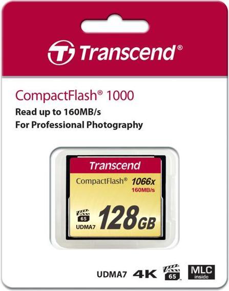 Immagine prodotto Transcend Scheda CompactFlash Premium (128 GB, CF)