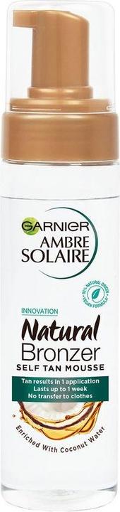 Produktbild Garnier Ambre Solaire Natural Bronzer Self Tan Mousse (Selbstbräunungstuch, 200 ml)