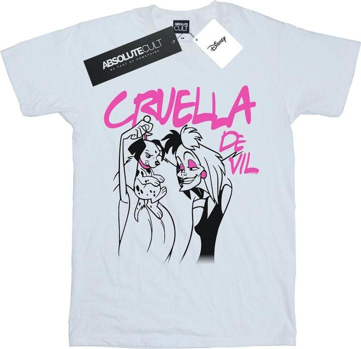 Immagine prodotto Disney Cruella De Vil Collared Maglietta Ampia Donna (XL)