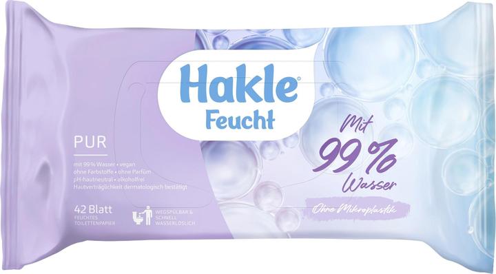 Immagine prodotto Hakle Carta igienica pura umida 42 fogli (42 x)