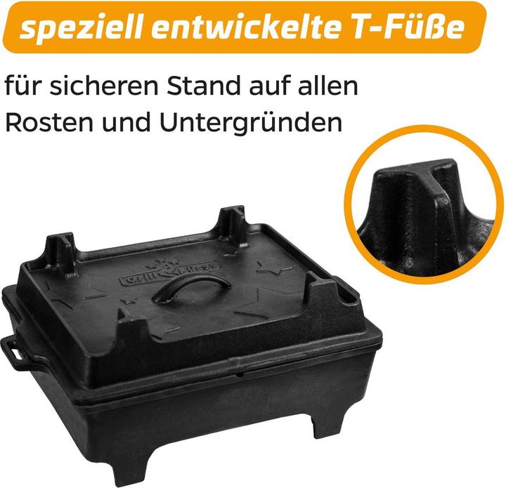 Produktbild Grillfürst Dutch Oven Kastenform BK6 aus Gusseisen