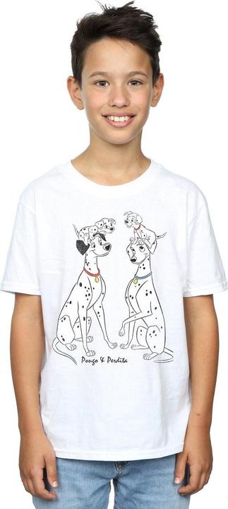 Actual product image Disney Boys 101 Dalmatians Classic Pongo And Perdita T-Shirt (128)
