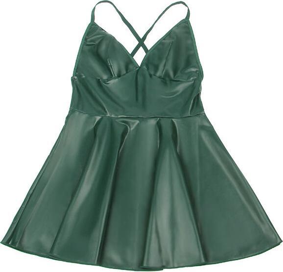 Produktbild Subblime - 955441 KLEID MIT GRÃoeNEN LEDERTRÃ„GERN L/XL (XL)