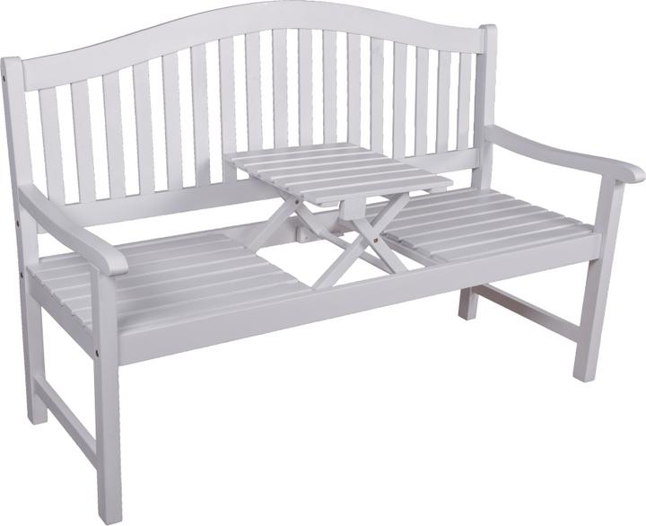 Immagine prodotto Garden Pleasure Panchina da giardino Singapore 985074 legno bianco 150,0 cm