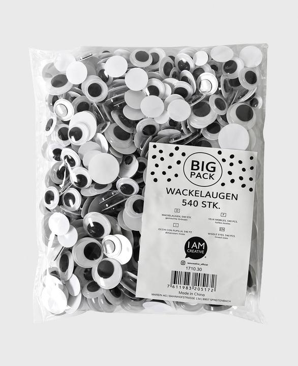 Image du produit I Am Creative Googly Eyes Big Pack, 540 pcs.