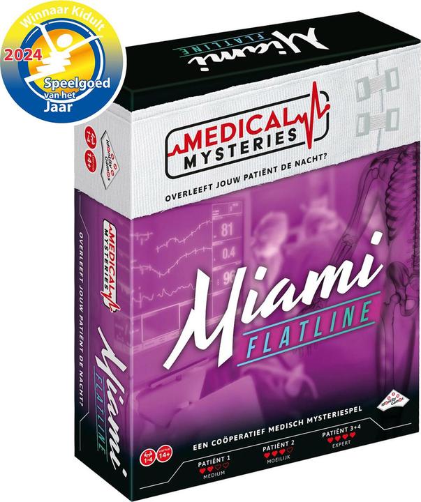 Actual product image Identity games Medical Mysteries Miami Flatline
