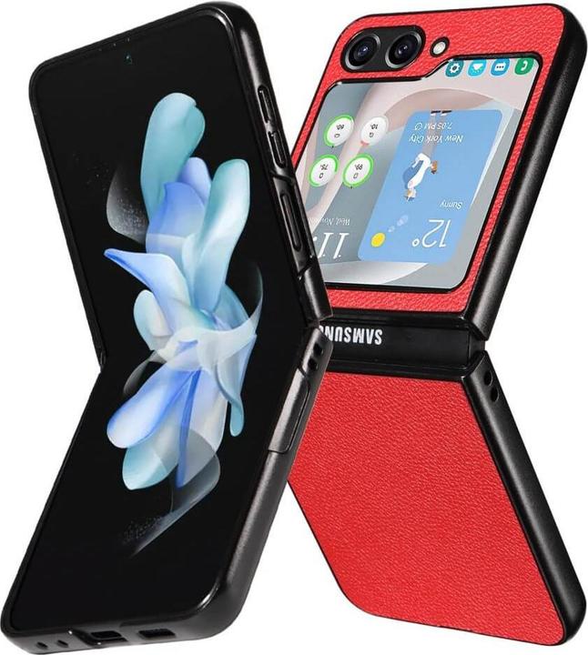 Actual product image Cover-Discount Galaxy Z Flip5 - Hybrid Protective Cover red (Samsung Galaxy Z Flip5)