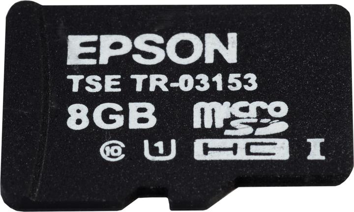Epson TSE MicroSD card, certificate lifetime 5 years, lifetime 20 million signatures (8 GB, microSDHC, U1, UHS-I)