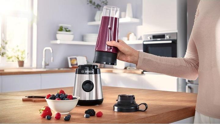 Actual product image Bosch Hausgeräte MMB2111M VitaPower Blender, 450 W, Stainless Steel (450 W)