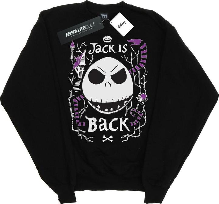 Immagine prodotto Disney Nightmare Before Christmas Jack Is Back Felpa Donna (XL)