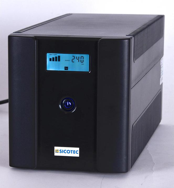 Actual product image Sicotec Usv Fpt 2000ap (2000 VA, 1200 W, Line-interactive UPS)