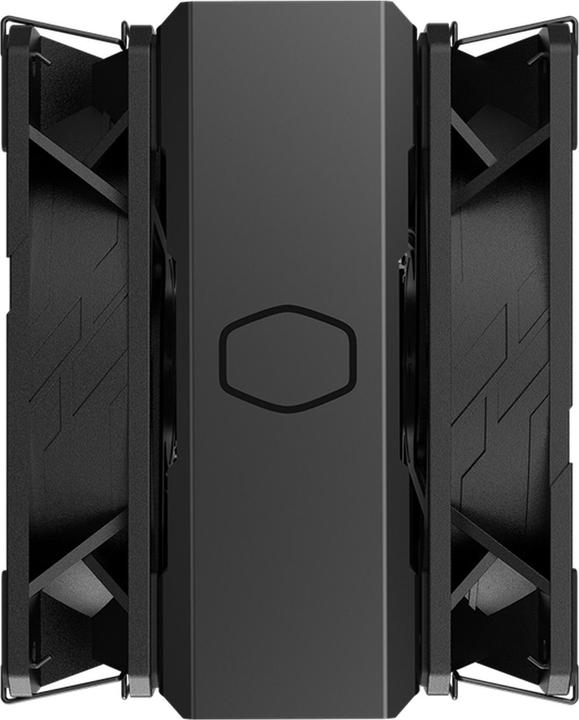 Actual product image Cooler Master CoolerMaster Hyper 212 Black X Duo, chladič CPU, 120mm fan LGA1700, AM5, univ. socket (152 mm)