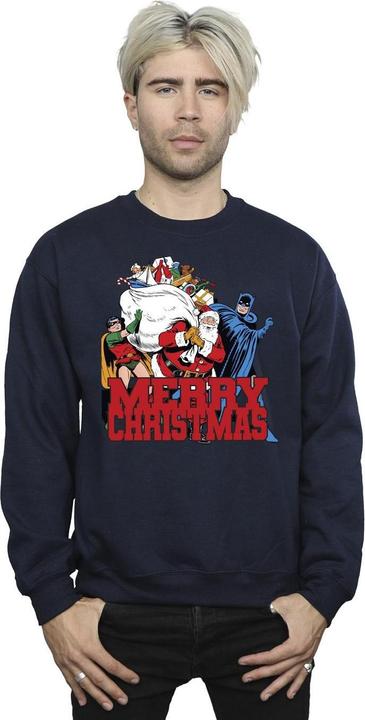 Produktbild Batman Frohe Weihnachten Comic Sweatshirt aus Baumwolle (L)