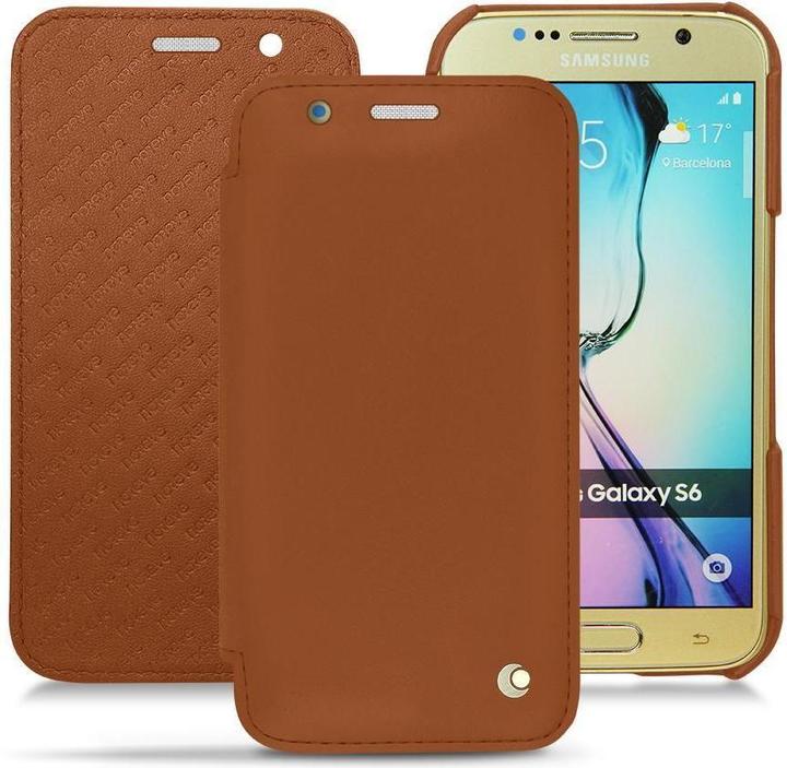 Productafbeelding Noreve Lederen omslag horizontaal (Samsung Galaxy S6)