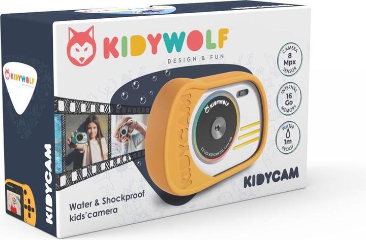 Actual product image Kidywolf Kidy Camera - orange version