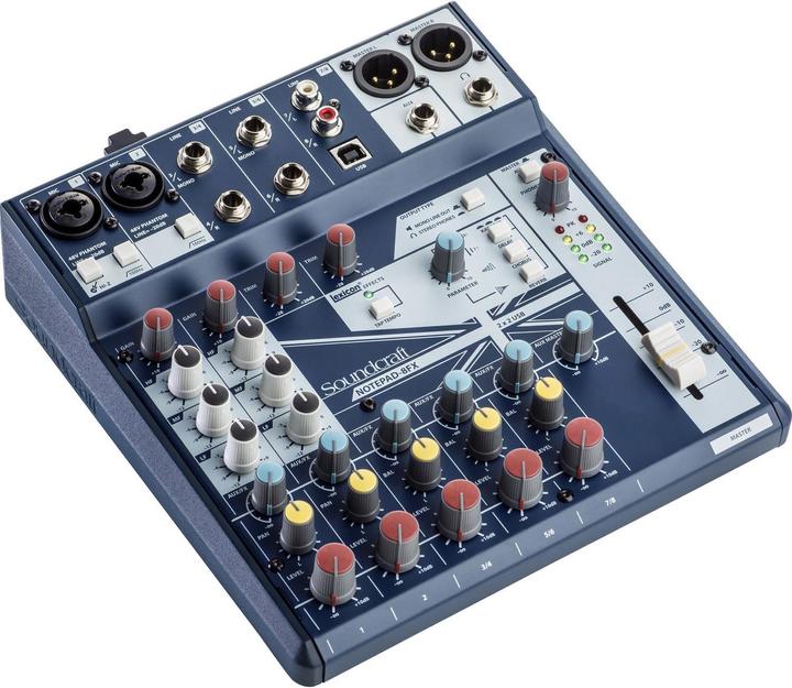 Image du produit Soundcraft Notepad-8FX (Studio et mixeur live)