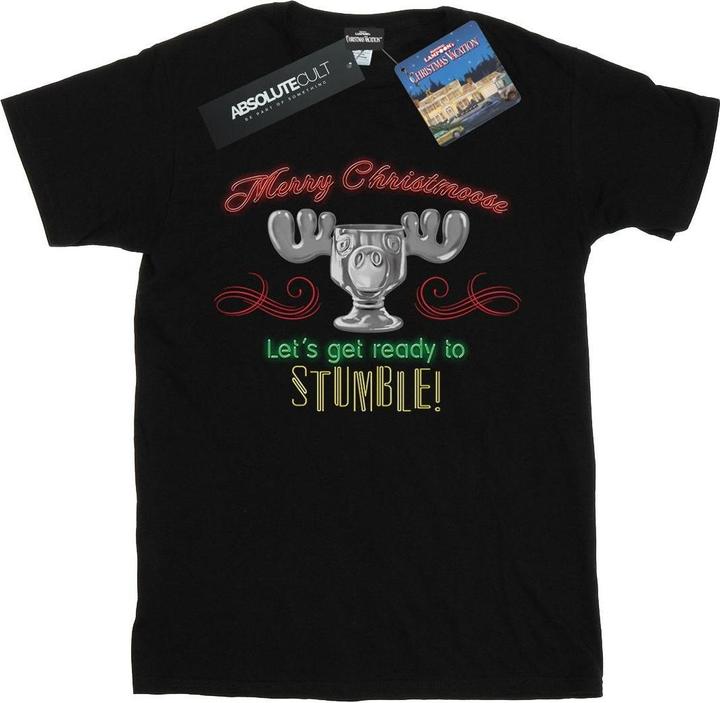 Actual product image National Lampoon´s Vacation Womens/Ladies Moose Head Cotton Boyfriend T-Shirt (3XL)