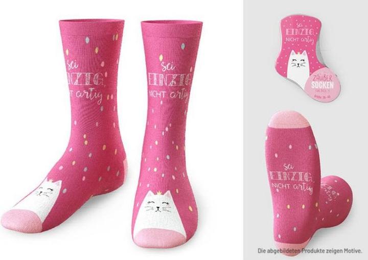 Produktbild La Vida Zaubersocken Gr.36-40 Katze Zoo (36 - 40)