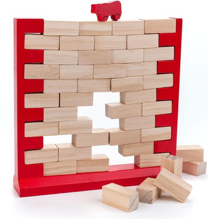 Immagine prodotto Longfield Games Gioco di equilibrio in legno Parete Cadente (Multilingue)