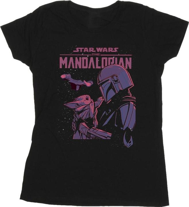 Immagine prodotto Star Wars The Mandalorian Hello Friend Maglietta Donna (S)