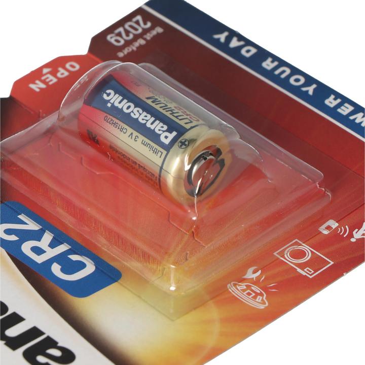 Immagine prodotto Panasonic 2 batterie adatte per Evva Airkey per bombole interne (2 pz., Specifico del dispositivo, 850 mAh)