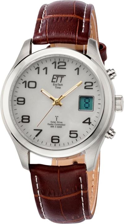 Produktbild Conrad Components Eco Tech Solar Funk Herrenuhr (Digitaluhr, Analoguhr, 39 mm)