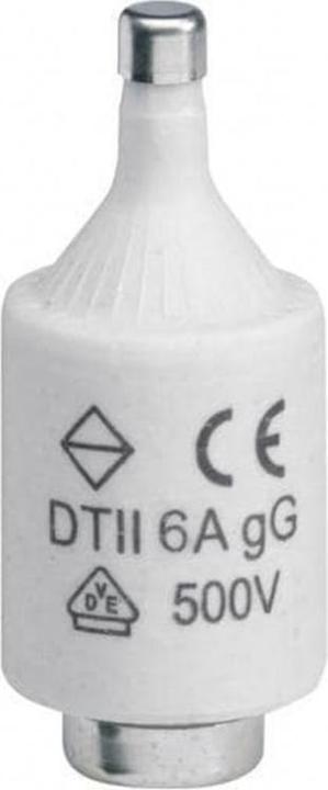 Immagine prodotto Hager Fusibile DII E27 6A 6A 500V gG Rivelatore (Fusibile con diaframma, 6 A, Pigro)