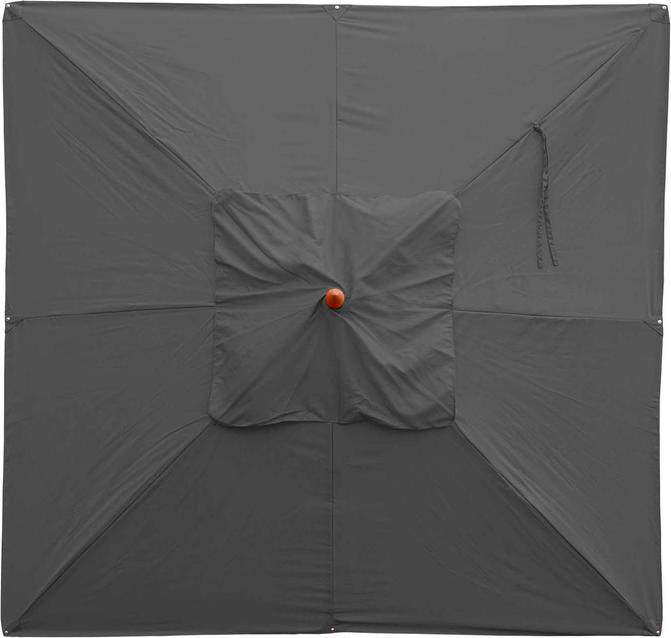 Actual product image Mendler Cover for gastronomy wooden parasol, parasol cover replacement cover, square 4x4m polyester 3kg - a (4 m)