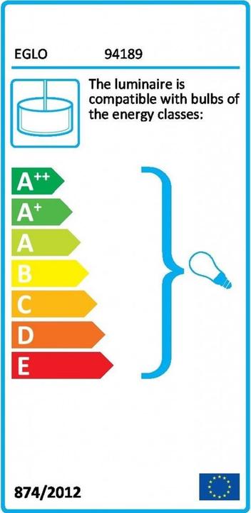 Energie-Label EGLO Tarbes (E27)