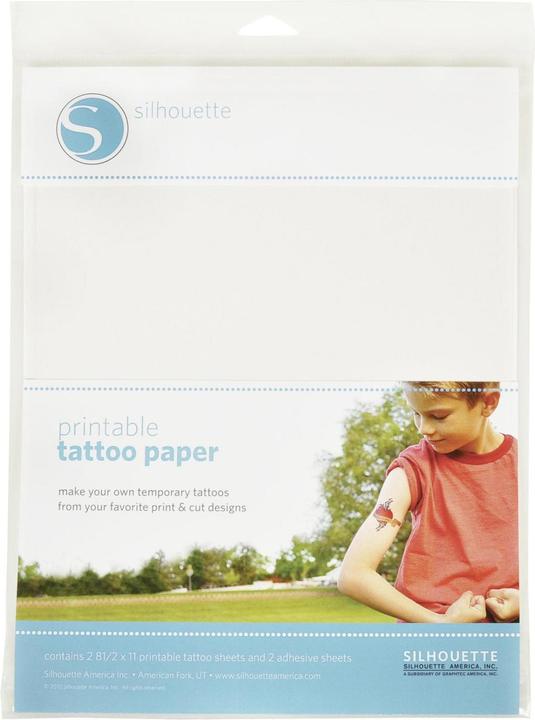 Image du produit Silhouette Papier de tatouage imprimable