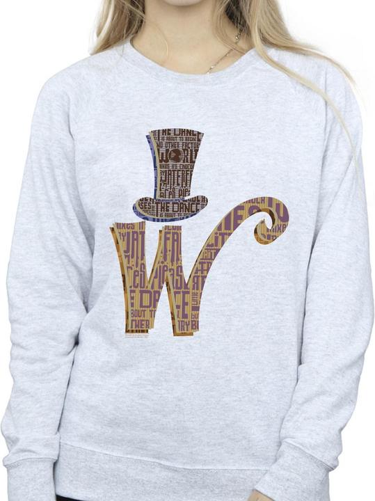 Produktbild Willy Wonka & the Chocolate Factory W Logo Hat Sweatshirt (4XL)