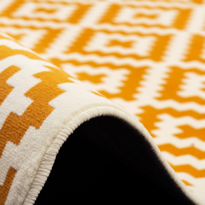Actual product image Pergamon Designer Kurzflor Teppich Moderne Muster (120 x 170 cm)