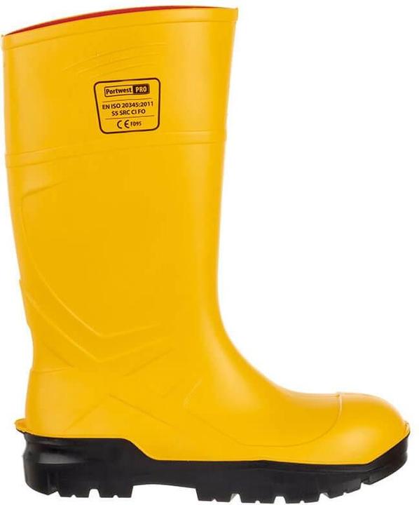 Actual product image Portwest Mens PU Safety Wellington Boots (40.5)