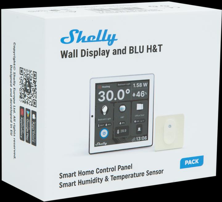 Actual product image Shelly Wall Display White + BLU H&T Ivory