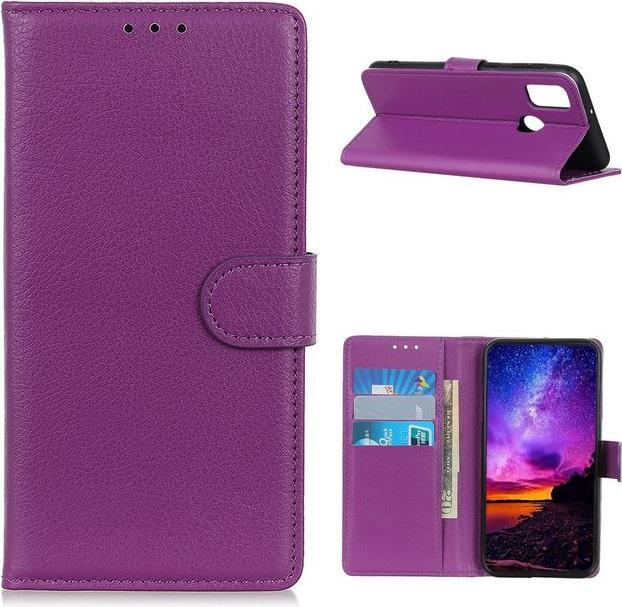 Actual product image MU Classic Litchi Leather Bookcover Series (Realme 7i)