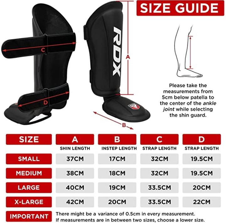 Actual product image Rdx Hosiery Shin Instep Foam (M)