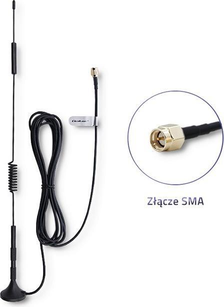 Immagine prodotto Qoltec Antenna omnidirezionale 4G LTE DUAL 7dBI per interni e per esterni (4G)