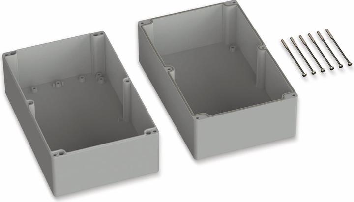 Produktbild Pollin Electronic POLLIN, ABS Gehäuse, 250 x 160 x 150 mm, IP66, Lichtgrau