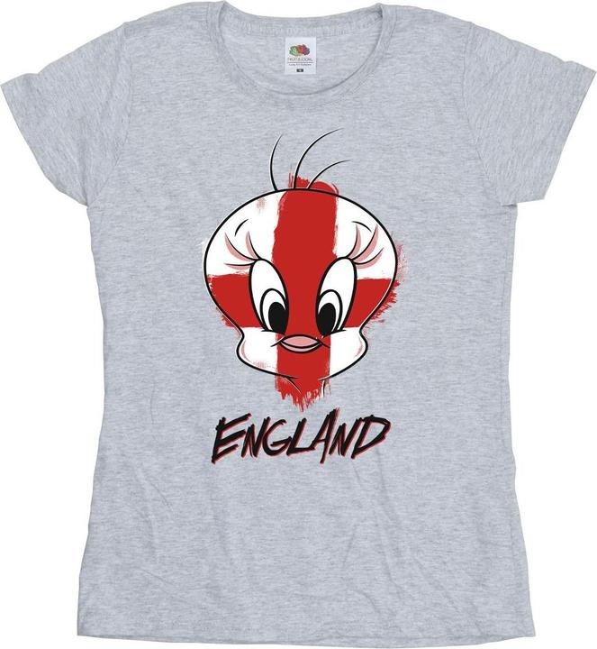 Immagine prodotto Looney Tunes Tweety England Face Maglietta Donna (XXL)