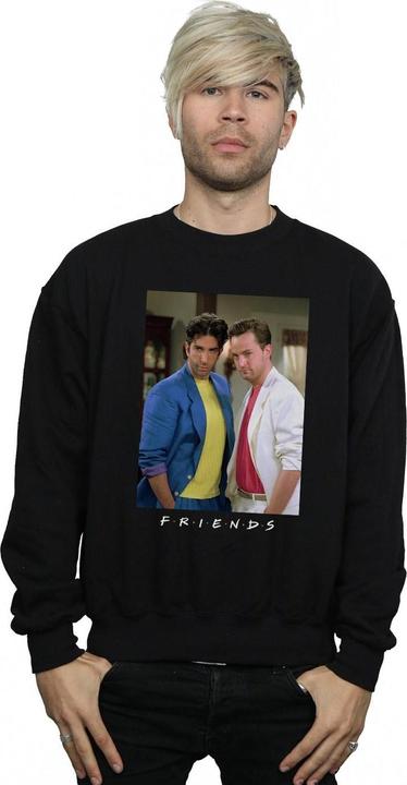 Actual product image Friends Mens Ross And Chandler College Sweatshirt (M)