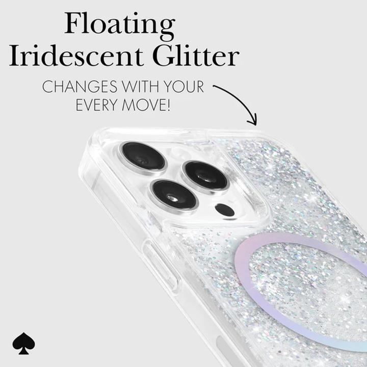 Produktbild Kate Spade Liquid Glitter MagSafe - Etui iPhone 15 Pro Max (Opal Iridescent) (Apple iPhone 15 Pro Max)