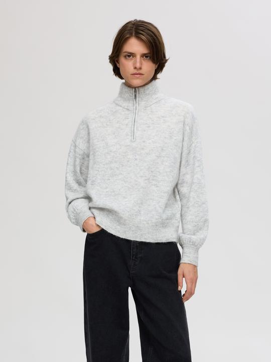 Image du produit Selected Femme Pull à manches longues et demi-zip (XL)