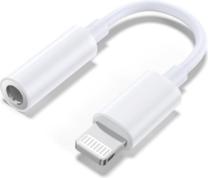 Actual product image SIGN Adapter Lightning to 3.5 mm - White (Lightning, 3.5mm jack)